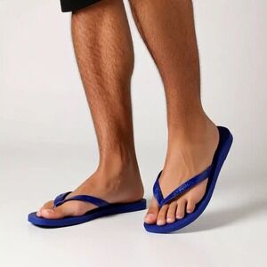 Havaianas Top Marine Blue Mens Flip Flops Sandals Size 11/12M New with Tags